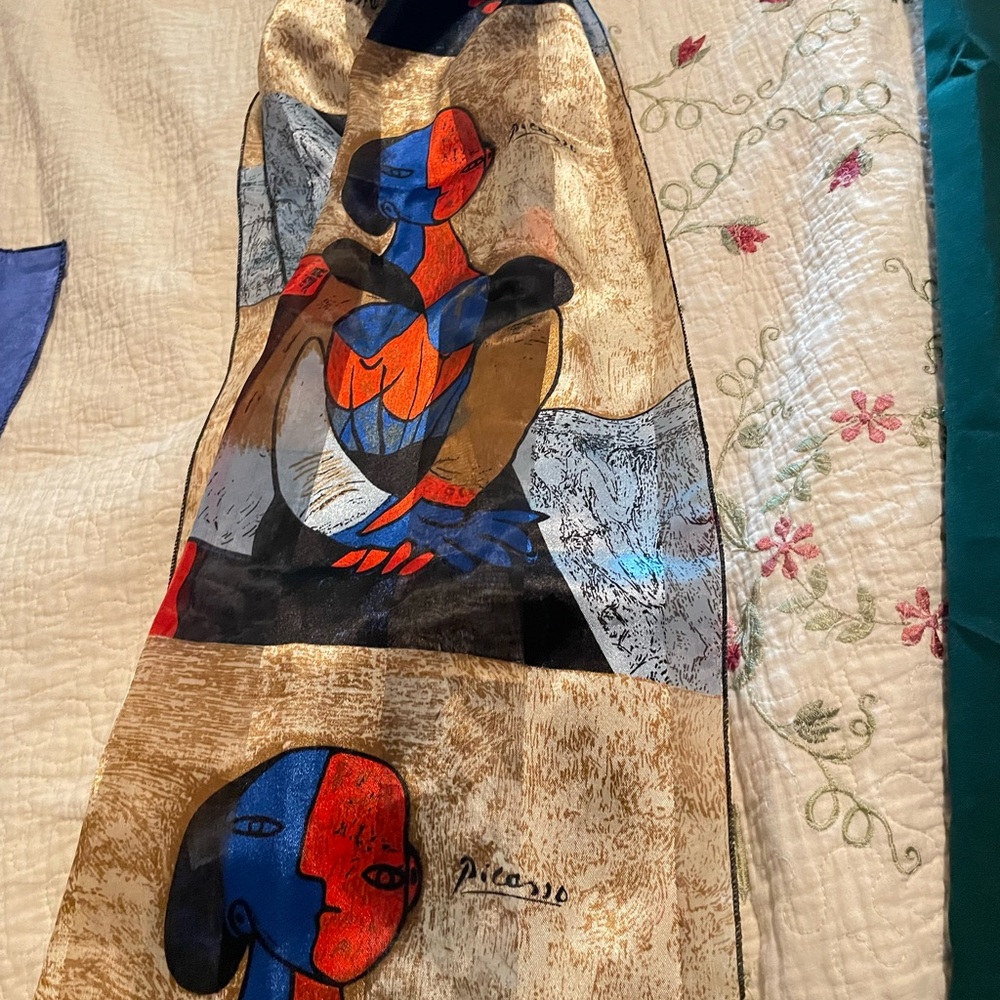 Colorful Abstract Art Picasso Scarf.